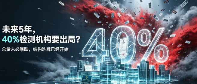 40%的检测机构要出局?